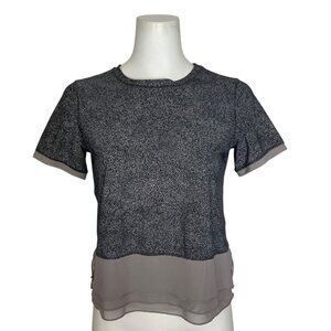 Lululemon Sole Training Short Sleeve Shirt 4 Sea Spray Alpine White Dark Chrome